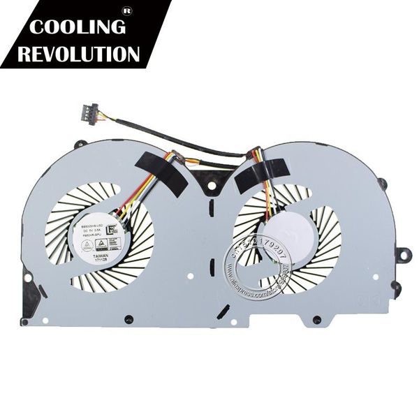 

new cooling fan for clevo p950hr cpu+gpu cooling fan 6-31-p9502-0 bs5005hs-u3e bs5005hs-u3d
