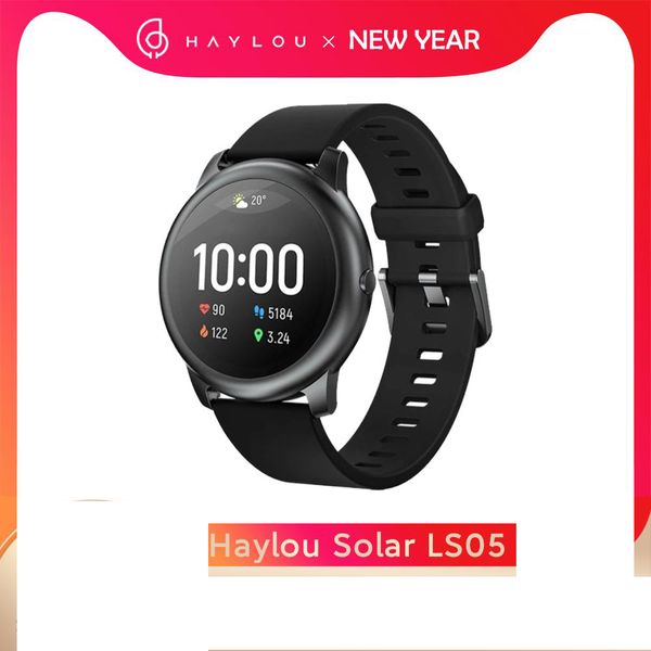 Hayloou Güneş Akıllı İzle LS05 LS05S LS02 LS09B Spor Smartwatch Metal Kalp Hızı Uyku Monitörü IP68 Su Geçirmez Android IOS Global Version