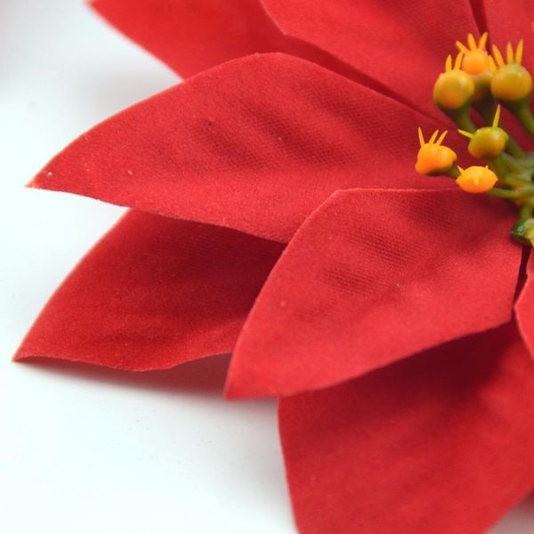 

30pcs 14cm flannel large artificial rose flower heads for home wedding decoration scrapbooking diy christmas tree silk flowers bbystp