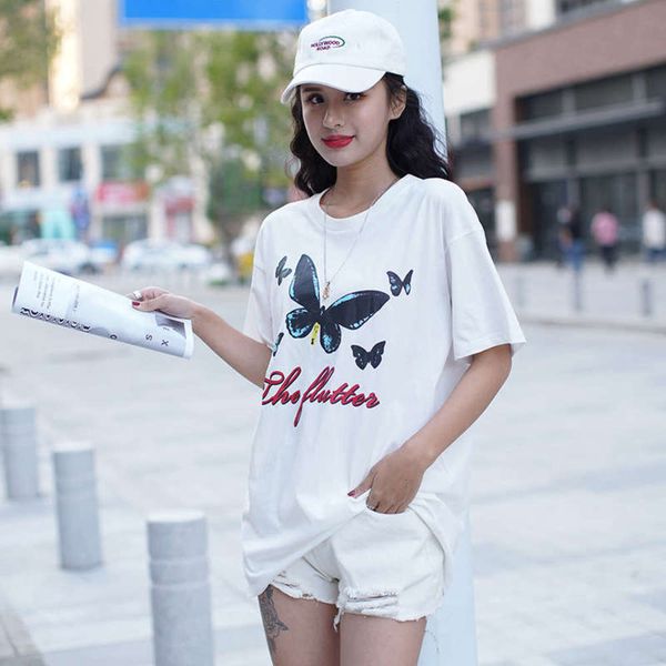 

women's new cotton comfortable breathable white half sleeve round neck pullover casual and lazy t-shirt for women, Black;gray