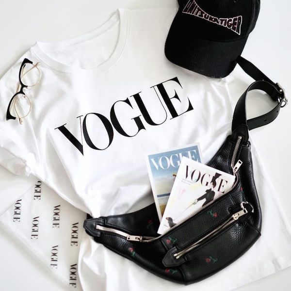 

vogue princess t shirt aesthetic women fashion girls 90s tshirt harajuku ulzzang print graphic summer t-shirt tee female1, White