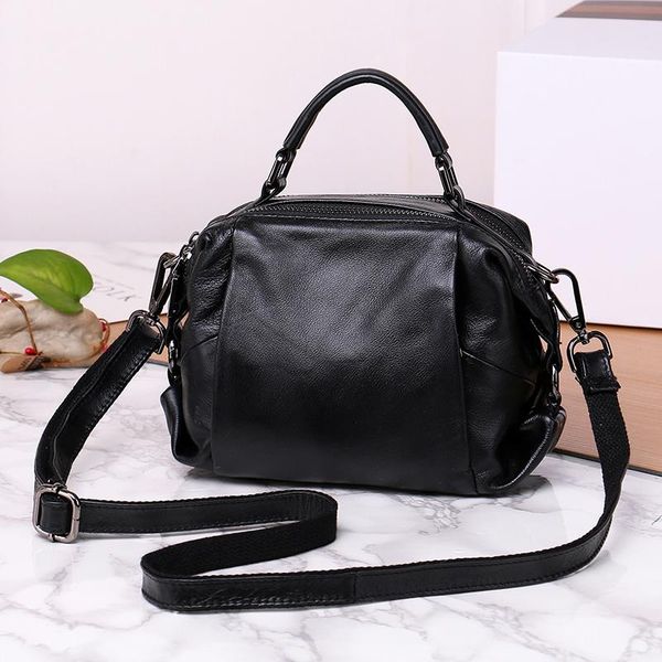 

women leather handbags genuine leather bag large women messenger bags big ladies shoulder bag 2020