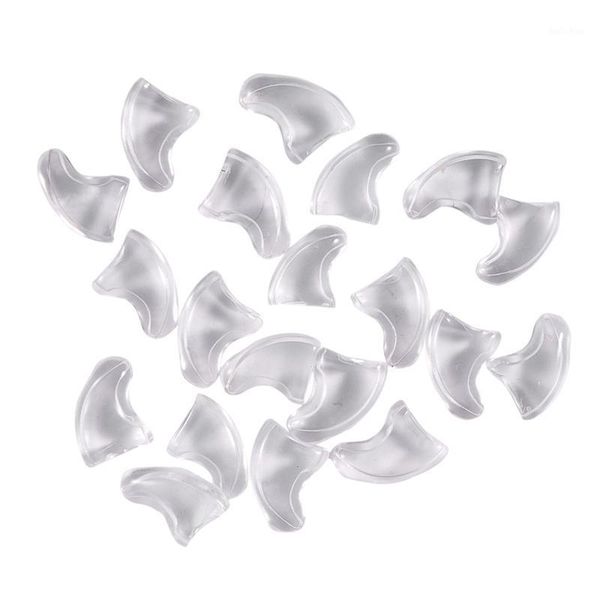 

20 pcs soft nail caps for cat pet claw control paws off + adhesive glue -transparent,size m1