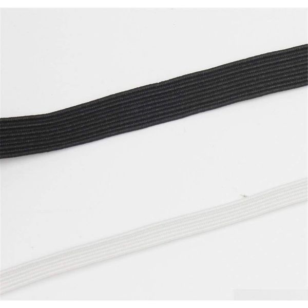 

premium 109 yards black heavy stretch knit elastic band elastic cord elastic rope for face mask diy qylxti sweet07