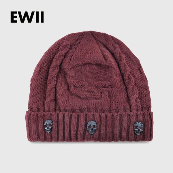 

beanie/skull caps 2021 winter hats for men beanie knitted skull mask bonnet skullies beanies boy wool warm cap gorro bone, Blue;gray