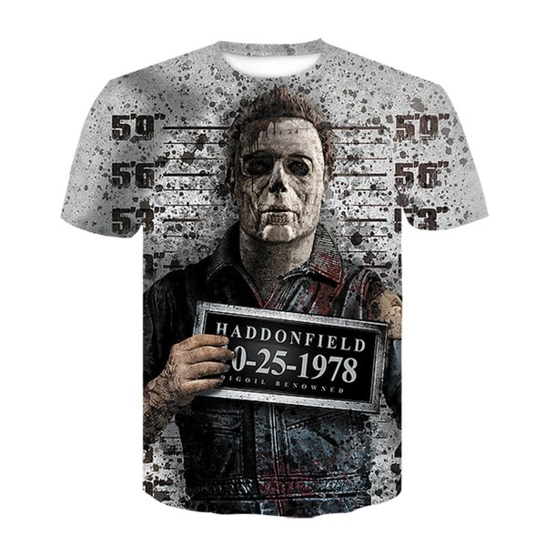 

summer animal horse men man 3d print shirts horror horror graphic men clothing