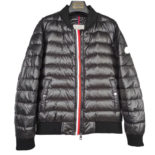 

2022 maya mens down jacket embroiled letter badge womens downs windbreaker, Black