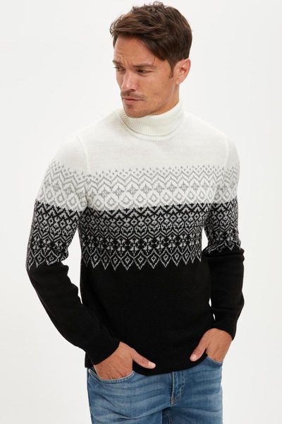

defacto man pullover-s0322az20wn, White;black