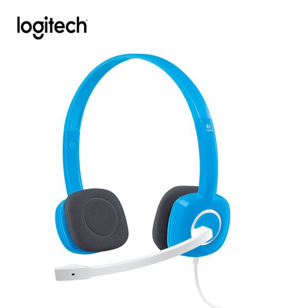 

h150 wired headphone dual 3.5mm stereo over-ear headset gaming earphone with mic for computer pc desktop