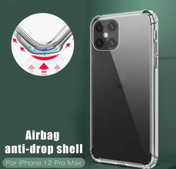 

transparent clear case for iphone 12promax clear shockproof case for iphone 12 6.7 sil cover transparent case for qyleaz loveshop01