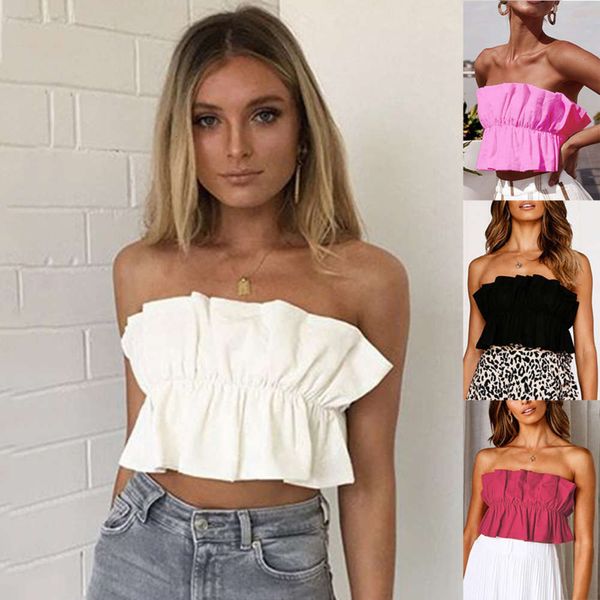 

2021 waistcoat with bandage and breast wrap women's fashion summer, White