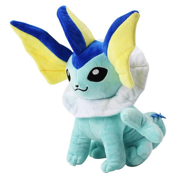 

большой 30см vaporeon плюшевые игрушки мягкие куклы детские игрушки животные куклы 12inch карман плюшевые куклы для девочек детские подарки