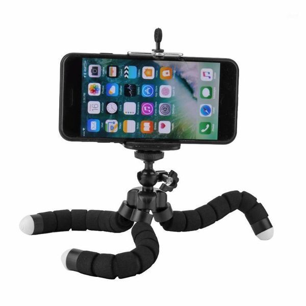 

flexible tripod holder bracket mini flexible phone tripod for mobile phone smartphone selfie stand mount sponge ocs monopod1