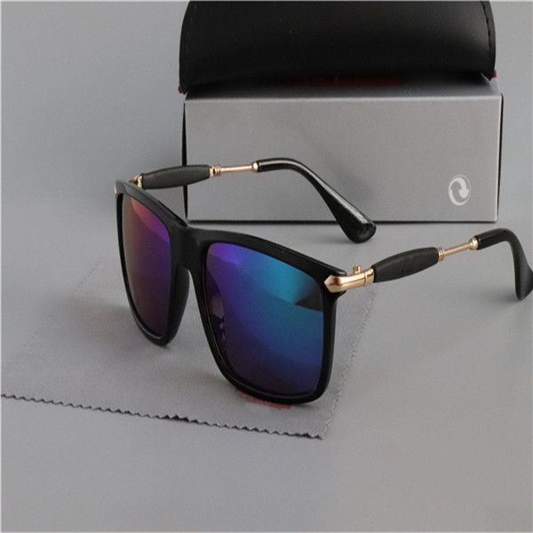 

new fashion 2148 sunglasses vintage pilot wayfarer sun glasses uv400 men women glass bain lenses with rthrszj, White;black