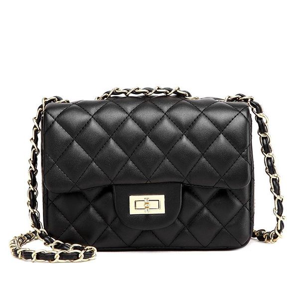 

women 2020 new diamond plaid chain bag ladies single-shoulder slant bag check rhombus bags