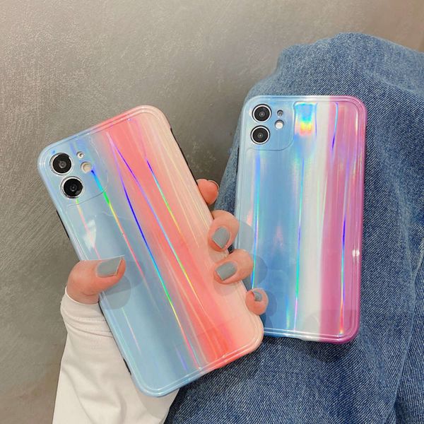 

3personality gradient laser is suitable for huawei mate30pro mobile phone case p40por package nova5pro fall proof me couple p30 male no