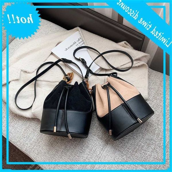 

women's 2021 new trend one shoulder messenger fashion popular ins bucket bag