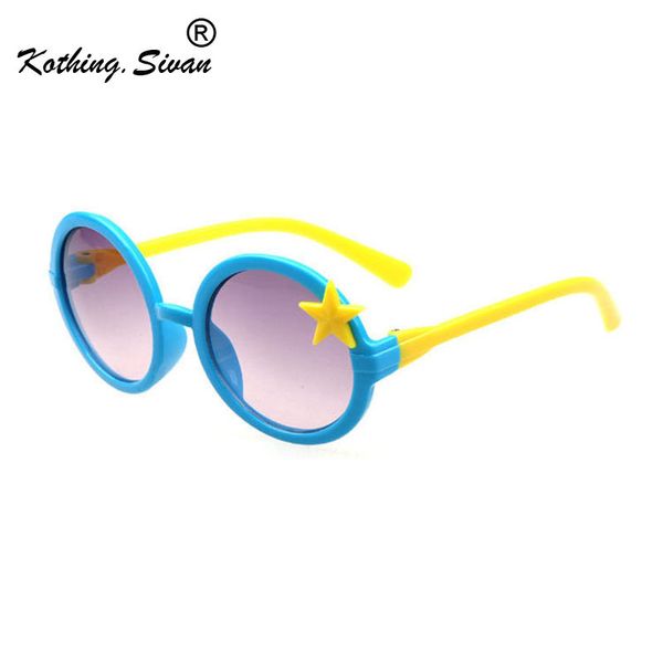 

sunglasses cute kids round star for girls boys fashion brand goggle sun baby children glasses gift oculos de sol ga