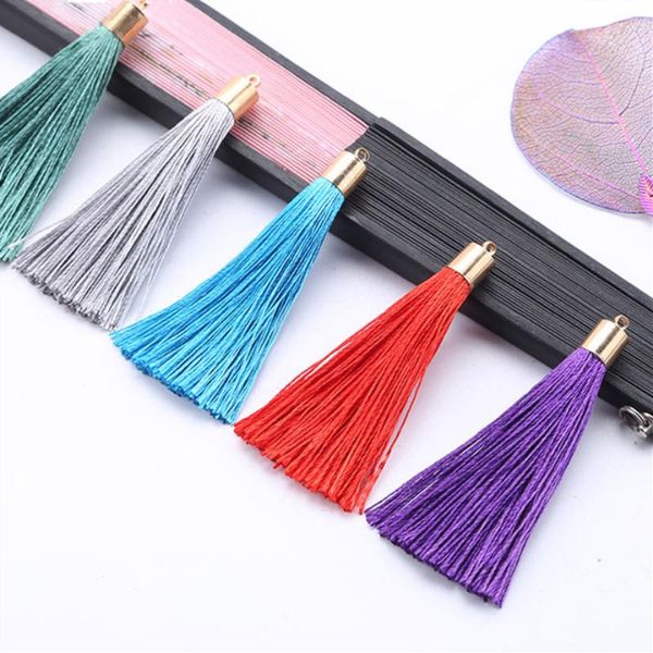 

10pcs mini metal cap tassel jewelry curtain garments decorative accessories diy key cell phone bag fringe trim tassels pendant h wmtsin
