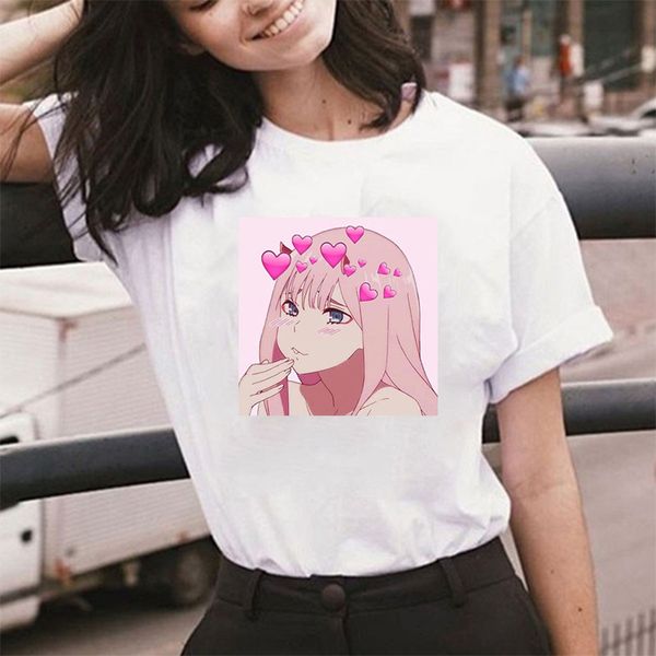 

sport korean t shirt women 90s funny t shirts kawaii anime tshirt harajuku graphic tees women 2020 summer ropa mujer 90s white top