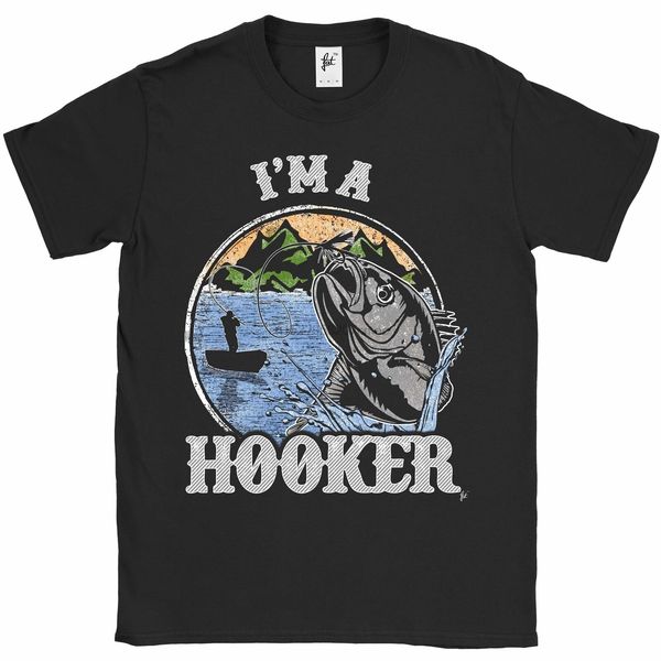 

i'm a hooker fishing boat hobby mens t-shirt sport hooded sweatshirt hoodie
