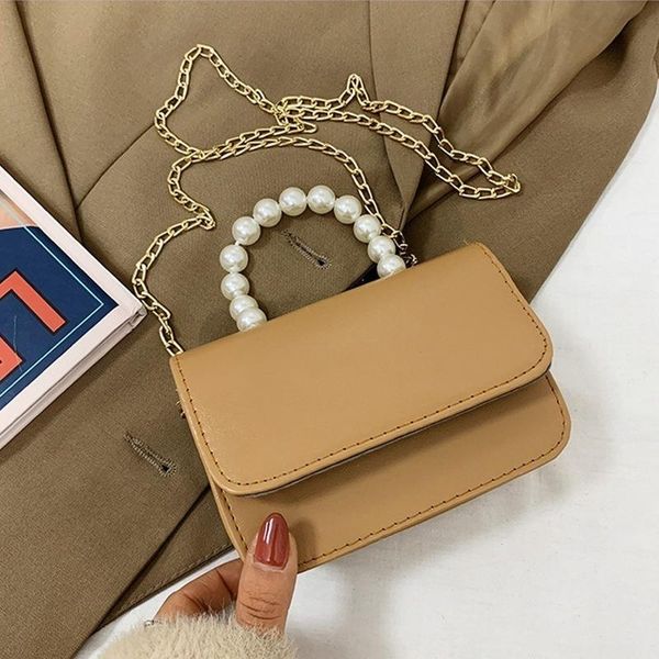 

small bag women's bag 2021 hand-held sloping fashion one-shoulder small square