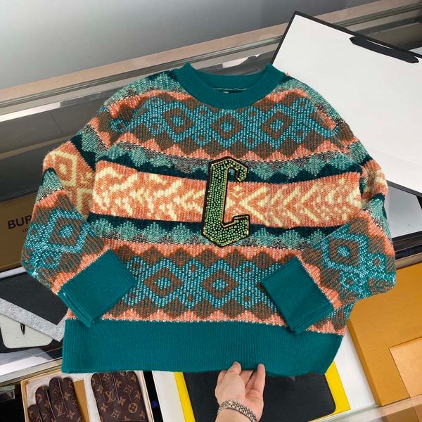 

20fw beads applique letters women sweaters fashion designer women hoodies size pullover sweatshirt girls clothing, White;black