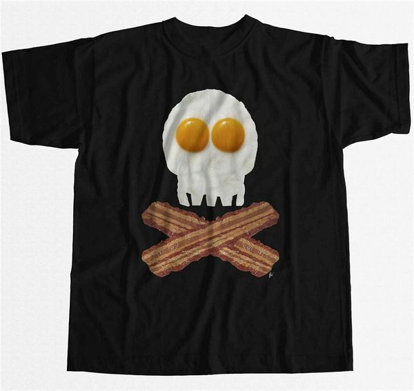 

пираты череп перекрещенные сделан бекон яйцо смешной шутки mens t-shirt основных моделей tee shirt спорт с капюшоном hoodie