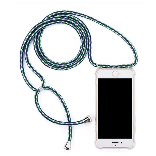 

mobile phone case for iphone 11 x 6 7 8 plus 5 5s se xr max xs crossbody necklace cord lanyards with rope cover shell