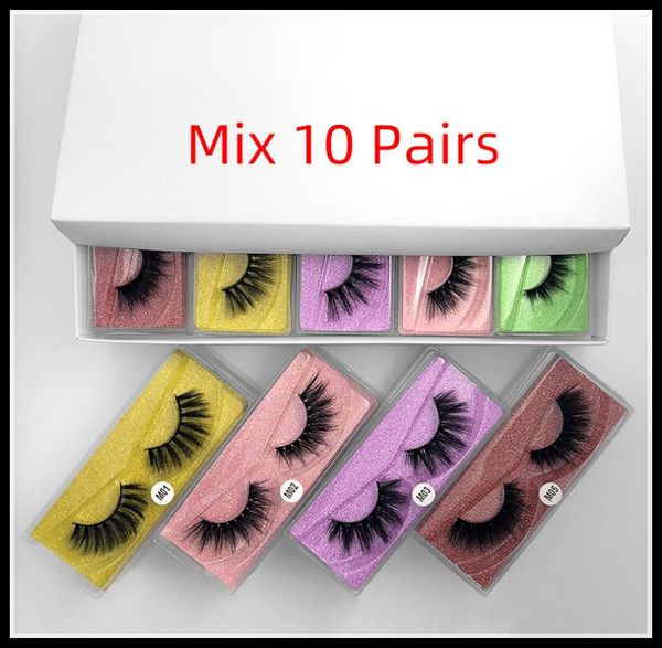 

epack 3d mink eyelashes eye makeup mink false lashes soft natural thick fake eyelashes 3d eye lashes extension beauty tools