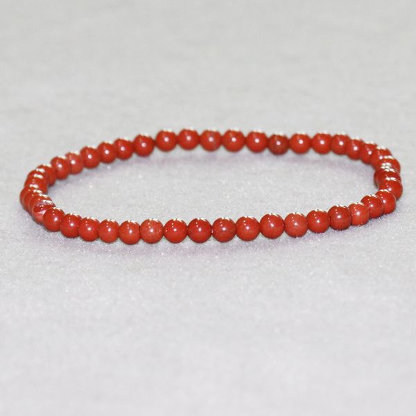 MG0004 оптом Red Jasper браслет 4 мм мини-драгоценный камень браслет женщины красный камень йога защита энергии ювелирных изделий