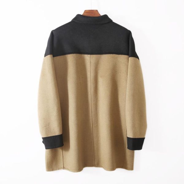 

wool 2020 double-sided winter and autumn coat new short women's women hsjqm, Black