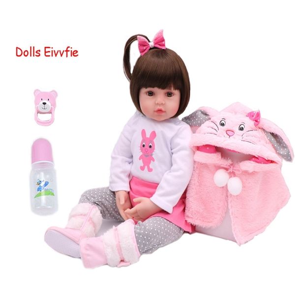 

48cm baby toy dolls soft silicone vinyl reborn baby girl dolls bebe reborn dolls toys house play child plamates y200111