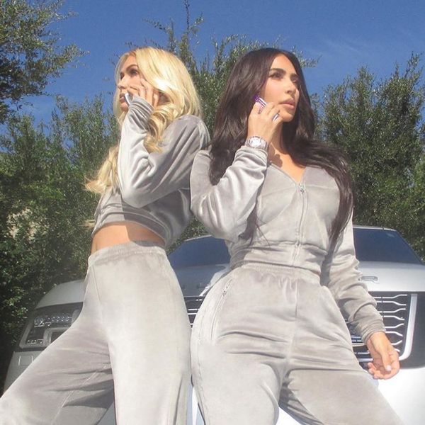 

dulzura velvet women 3 piece set hoodie sweatshirt zipper tube crop high waist wide leg pants tracksuit sporty casual outfit c0129, Black;white