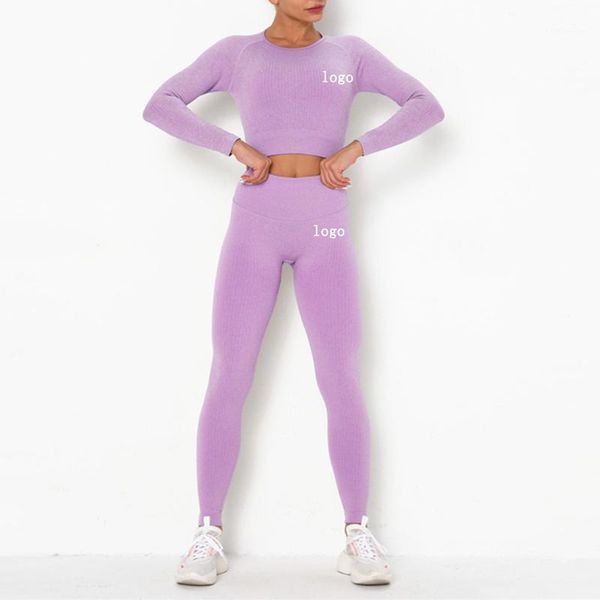 

yoga outfits women vital seamless set gym clothing fitness leggings+cropped shirts sport suit long sleeve tracksuit active wear1, White;red