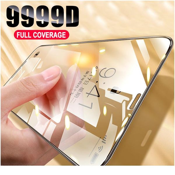 

9999d full curved tempered glass on for iphone se 11 pro xs max x xr screen protector for ipho bbysnb