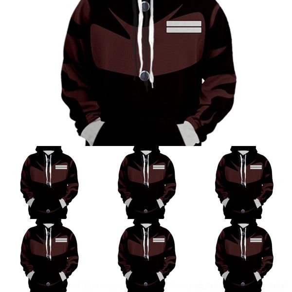 

8pydc new sweater riman 3d hoodie sweater ghost blade series with cosplay animation peripheral popular hoodie xl1nq, Black