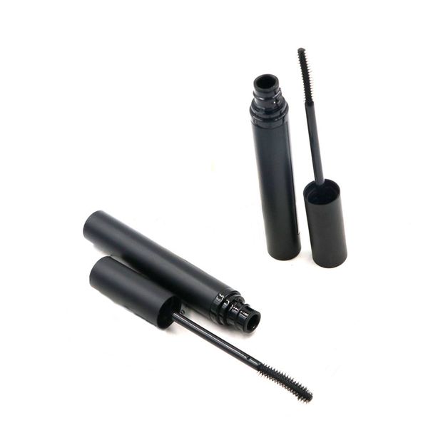 Tubo vuoto per crema mascara da 50 x 6 ml, contenitore cosmetico nero da 6 g, flacone per gli occhi con tappo per pennello, tubo per il trucco