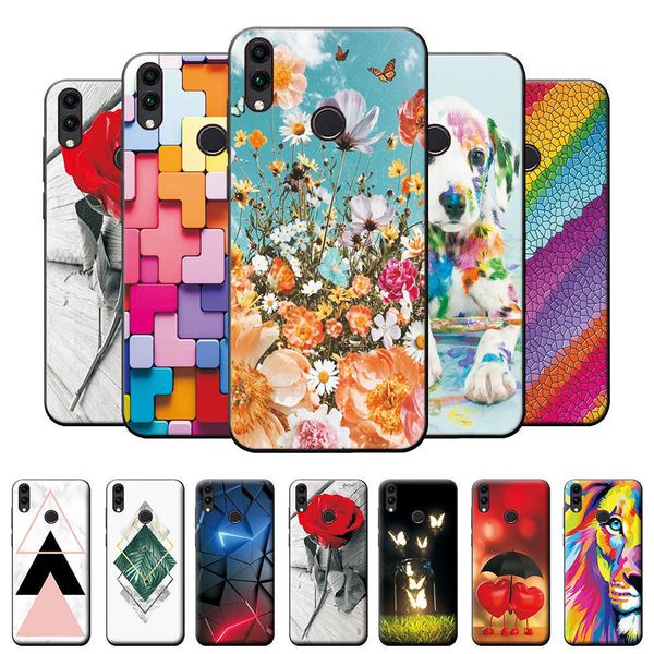 

qahuawei rongguang 8x mobile phone cover rongguang 8x mobile phone cover tpu soft protection rear bumper 6.5-inch rongguang 8x mobile