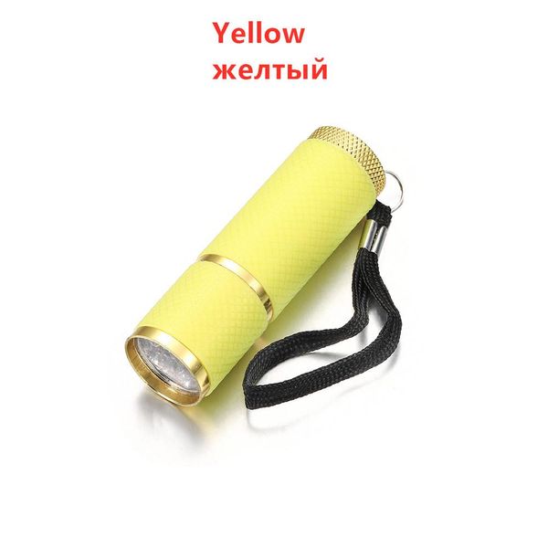 

4 colors uv flashlight 9 led ultra violet torch light lamp for epoxy uv resin cure adhesive glue diy jewelry equipments tool sqcctu