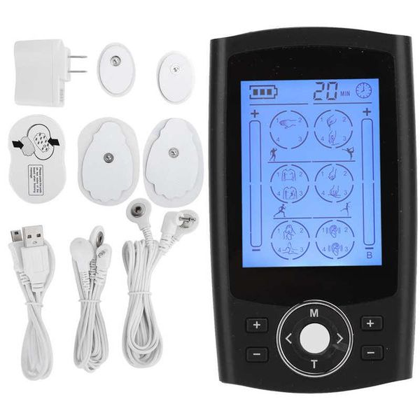 

electric massagers body massage ems electrode pads pain relieve digital acupuncture meridians massager 110 to 240v relax