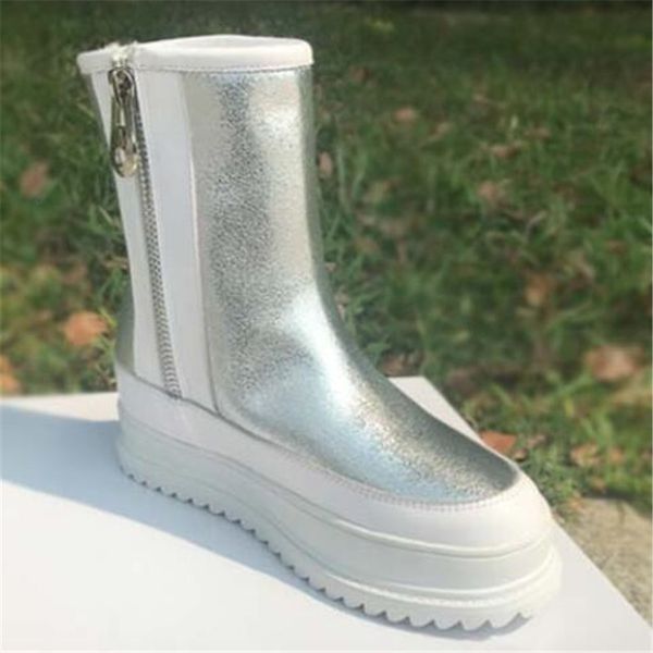 

new snow 2021 winter boots silver black women keep warm tube women's shoes 35-40 yev6