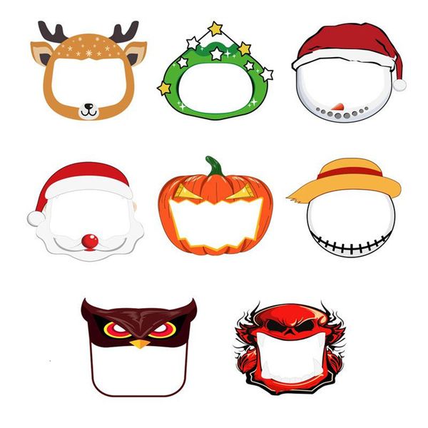 

children halloween face shield anti-fog isolation mask full face protective mask transparent protection splash droplets head cover e9904