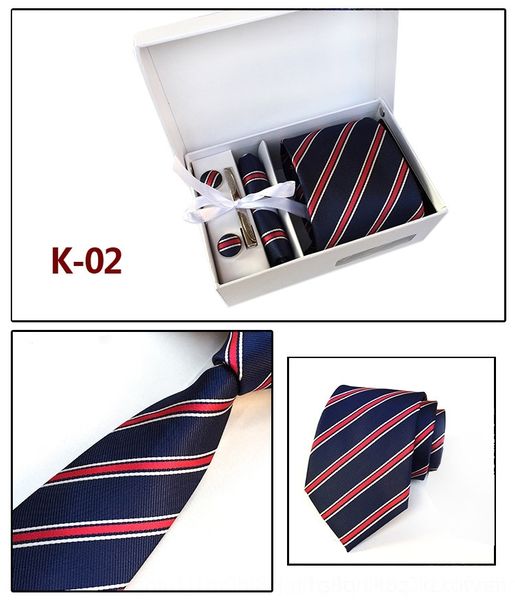 

vk98 new and tie handkerchief box set 6cm cotton tie set mens neckties bowtie handkerchief narrow ties for men wedding party gravata slim, Black;blue