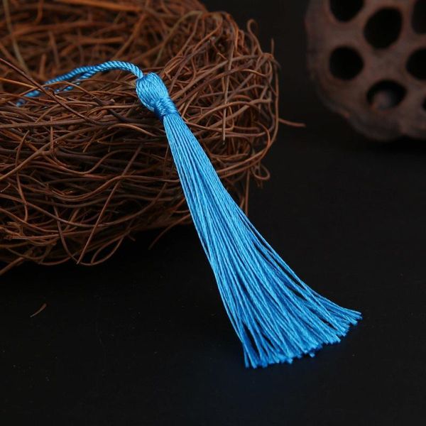 

50pcs multicolor polyester decorative tassel diy jewelry curtain garments decorative accessories key bag pendant craft tassels h jlldxc