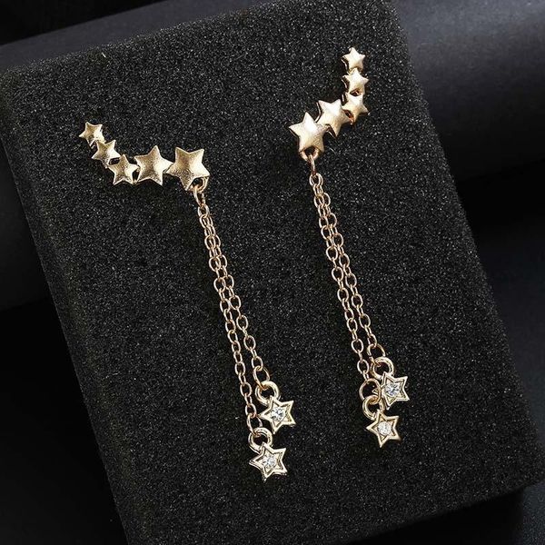 

aretes brincos oorbellen pendientes han edition fashion and personality hollow out tassel earrings stud manufacturer wholesale, Silver