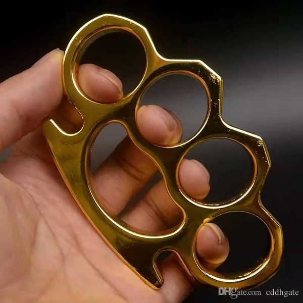 

2pcs steel brass knuckle dusters,self defense personal security women's and men's self-defense pendant 099