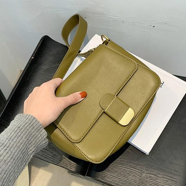 

vintage square crossbody bag 2021 fashion new pu leather women's designer handbag lock shoulder messenger bag