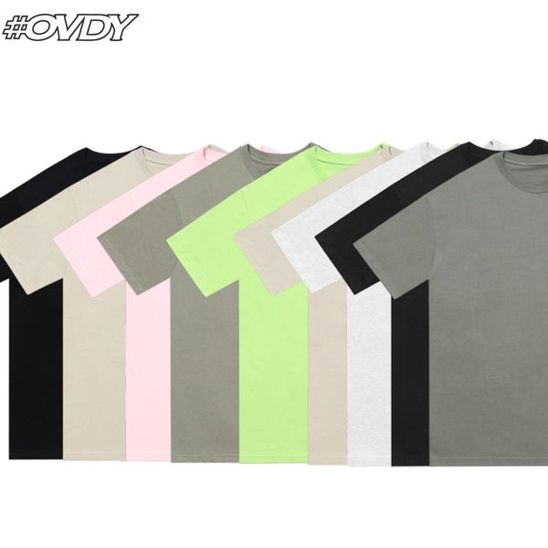

wxwovdy mels 2021 летняя новая свободная база t-fashion kanye повседневная личность сплошные короткие рукава, White