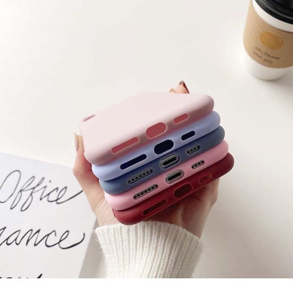 

luxury matte soft sile phone case for 12 11 pro xs max x xr 6 6s 7 8 plus se2 shockpro bbyrke